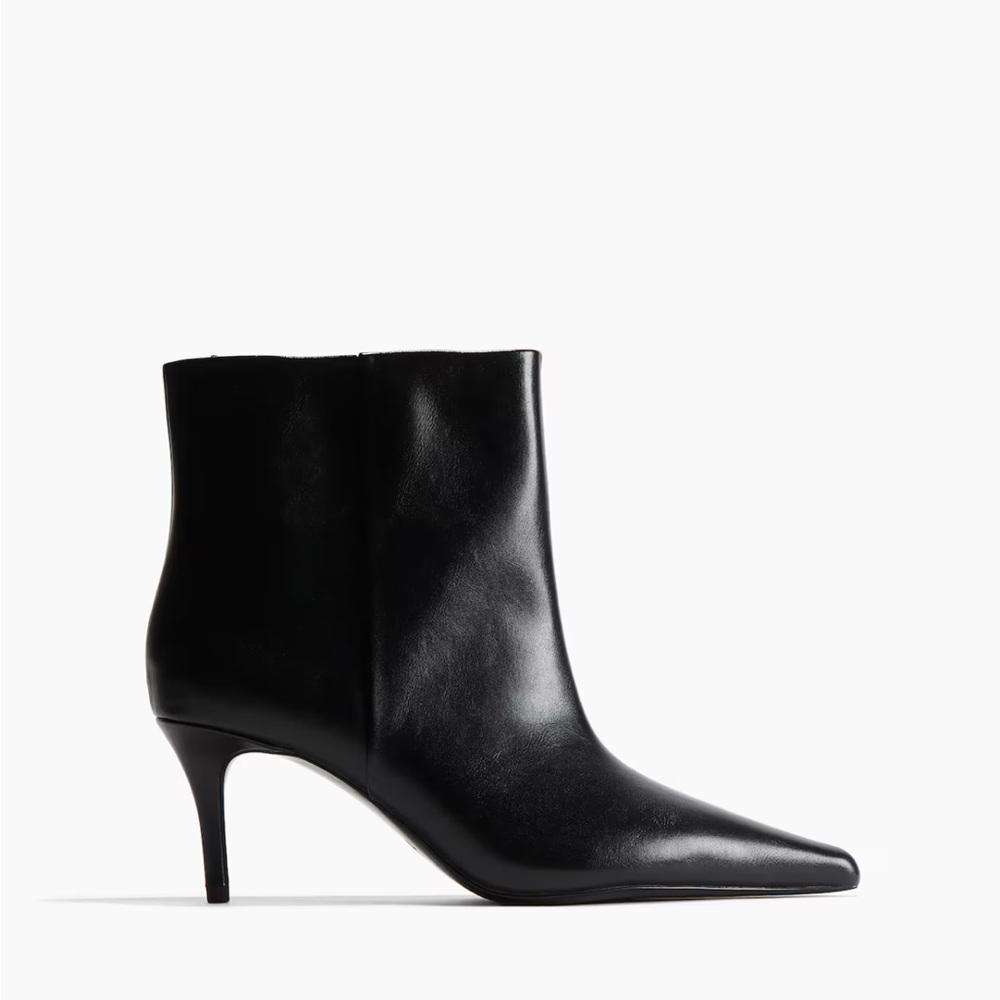H&M Sleek Black Ankle Booties